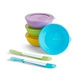 Munchkin Conjunto De Tigelas E Colheres- Multicor -6 Peças-