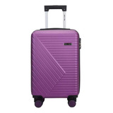 Mundi Mala De Viagem Pequena Vai A Bordo 10kg 360 Tsa Abs Cor Roxo