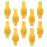 MUNEFE 10 Pulseiras RFID Pulseira De Controle De Acesso Cartão IC à Prova D água Para Sauna E Piscina Amarelo 