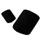 Munhequeira Algodão Esportiva 8 Cm Kit 2 Unidades