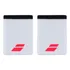 Munhequeira Babolat Logo Jumbo Wristband Branco Preto/ Coral