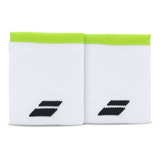 Munhequeira Babolat X2 Jumbo Wristband Branca Amarelo - Par