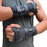 Munhequeira Com Tala Bilateral Ajustável Em Neoprene Imobilizador De Punho E Mão DEPARTAMENT STORE Grande 