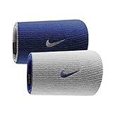 Munhequeira Dupla Face Grande Dri Fit Home Away Doublewide 2 Unid Único Azul Branco