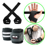Munhequeira Faixa De Pulso Fita Strap Academia Luva Par