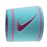 Munhequeira Grande Dri Fit Doublewide Wristband 2 Unid Único Azul