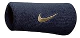 Munhequeira Grande Swoosh Doublewide Wristband Par Nike Obesion Pro Gold