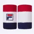 Munhequeira Unisex Fila Stripes   Par Cor Azul vermelho Tamanho Único