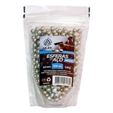 Munição Bbs 500 Esfera Aço Metal 6mm 0 85g Bolinha Chumbinho