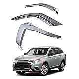Munirater Tira De Moldagem De Reposição Para Para Choque Dianteiro Esquerdo Cromado Para Mitsubishi Outlander MI1047103 MI1047104 2016 2019
