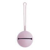 Mushie Estojo Porta Chupeta De Silicone lilás Suave 