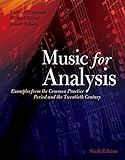 Music For Analysis  Includes CD