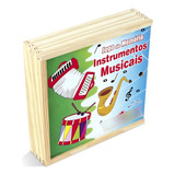 Musicalização - Memória Instrumentos Musicais - 28 Peças - M