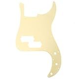 Musiclily 13 Furos Escudo Baixo Pickguard Para Fender EUA Mexicana Standard Precision Bass 4 Cordas 1 Camada Creme