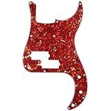 Musiclily 13 Furos Escudo Baixo Pickguard Para Fender EUA Mexicana Standard Precision Bass 4 Cordas 4 Camadas Vintage Tortoise