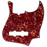 Musiclily Pro 10 Furos Estilo Moderno Escudo Baixo Pickguard Para Americana Jazz Bass 4 Cordas 4 Camadas Vintage Tortoise