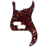 Musiclily Pro 13 Furos Estilo Moderno Escudo Baixo Pickguard Para Americana Precision Bass 4 Cordas 4 Camadas Tortoise Shell