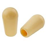 Musiclily Pro Inch Size Knob Ponteira De Plástico Para Chave Seletora De Guitarra Les Paul- Creme -2 Peças-
