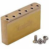 Musiclily Ultra 54mm Espaçamento De Cordas 37mm Profundidade Bloco De Latão Completo Para Ponte Tremolo Série Gotoh 510TS