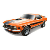 Mustang 1970 Mach 1 Maisto Edição Especial 1 18 Diecast Orange