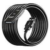 MutecPower Cabo De Extensão USB Ativo De 32 Metros 2 0 Macho Para Fêmea Com Um Chipset De Extensão Estimulador De Sinal Extensão Ativa Cabo Repetidor De 10 Metros