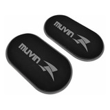 Muvin Disco De Deslizamento   01 Par   Treinamento Funcional   Pilates   Equilíbrio   Exercício   Fortalecimento Muscular   Adominal Core Sliders Plástico De Alta Resistência   Leve E Preto cinza
