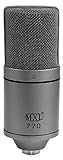 MXL Microfone Condensador De Diafragma Grande Multiuso Edição Limitada Cinza 770