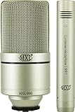 MXL Pacote De Microfone Condensador De Diafragma Grande E Pequeno 990 991