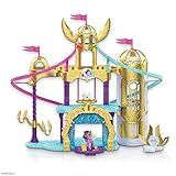 My Little Pony A New Generation Corrida Celeste Real Castelo De 56 Cm Com Figura Princesa Petals F2156 Hasbro Dourado Rosa E Roxo