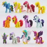 My Little Pony Celestia Kit Com 12 Poneys Meu Querido Poney