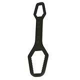 MYCENSE Chave Universal Multifuncional Chave Dupla Ferramenta Manual 8 22mm Chave Ajustável Para Bicicleta Acessórios De Ferramenta De Equitação Preto Tamanho Real