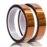 MYJOR Heat Resistant Tape Kapton Tape For Masking Soldering Protecting Circuit Board Cellphone Data Line And Battery 4 5 20mm X 108ft 33m X 2 Rolls
