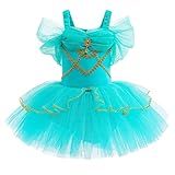 MYRISAM Collant De Princesa Para Meninas Bailarina Tutu Saia Bailarina Fantasia Festa Fantasia De Halloween 021 Jasmine 5 6 Years