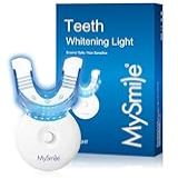 MySmile Luz De Clareamento Dental Com Bandejas De Boca 5 LED Potente Luz Aceleradora Integrada Com Temporizador Inteligente E Baterias De Longa Duração Gel De Clareamento Dental Não Incluído 