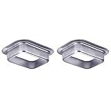 Mzcvriru Calha De Chuva Downspout Drop Outlet Alumínio 5.1 Cm X 7.6 Cm K Style (pacote Com 2)