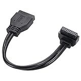 MZHOU Cabo De Extensão USB SATA USB 3 0 Placa Mãe Frontal 19 Pinos Macho Para Fêmea Cabo De Extensão Conector De Alta Velocidade A Interface Está Voltada Para Dentro 