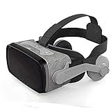 MZLXDEDIAN Fone De Ouvido De Realidade Virtual 3d Vr Óculos Para Jogos Para Celular E Vídeo E Controlador De Filmes Compatível Android Phone