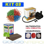 N 3 Kit Espuma Fenólica Bomba 1 40m Hidroponia Nutrientes