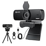 N Newline Webcam 2 5K Para PC Foco Automático Capa De Privacidade Suporte De Tripé Webcam Profissional Com Microfone Para Conferências E Streaming