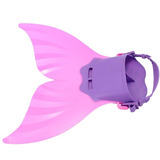 Nadadeira Infantil Monofin Mermaid Sereia Rosa