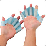 Nadadeira Mão Silicone Treinamento Praia 1 Par 