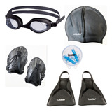 Nadadeira Natacao Oculos Palmar Protetor Ouvido