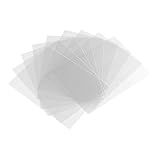 NAMOARLY 10 Peças Adesivo De Pvc Diafragma De Janela Placa Acrílica Painel De Plástico Placa De Cartaz De Artesanato Placa De Cartaz Acrílico Em Branco Quadro De Imagem