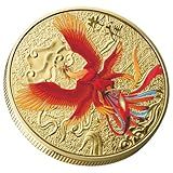 NAMOARLY Moeda De Desafio Suzaku Moedas Presentes De Lembrança Decoração De Casa O Presente Moeda De Lembrança Moeda Resistente Metal Moeda Do Jogo Mítica Medalha Decorar