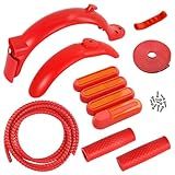 Namolit Kit De Para Lamas Dianteiro E Traseiro Para Scooter Elétrica Com Tampas Laterais Capa De Freio De Mão Faixa Anticolisão Para Scooter Elétrica M365 Pro