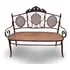 Namoradeira Austríaca Thonet Antiga Em Madeira E Palhinha