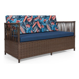 Namoradeira Berlim Junco Sofisticasa 3 Lugares Jardim Deck