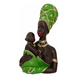 Namoradeira Boneca Mãe E Filho Verde