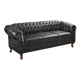 Namoradeira Chesterfield Duque Almofada Fixa Courano