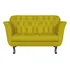 Namoradeira Decorativa Dália Suede Amarelo Lindas Cores